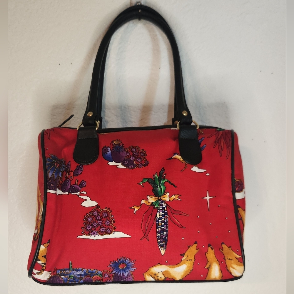 Marilyn USA Western Theme Red, Designed and Made‎ in the USA Purse